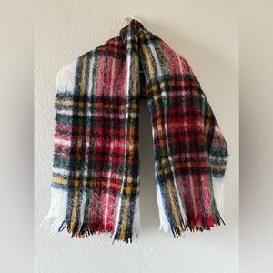 Blanket Scarf Throw Plaid Cozy Warm winter Cabin Cottage Winter Preppy